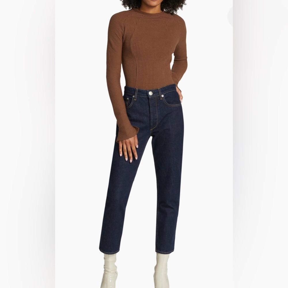 rag & bone Dark Blue Straight Leg Jeans